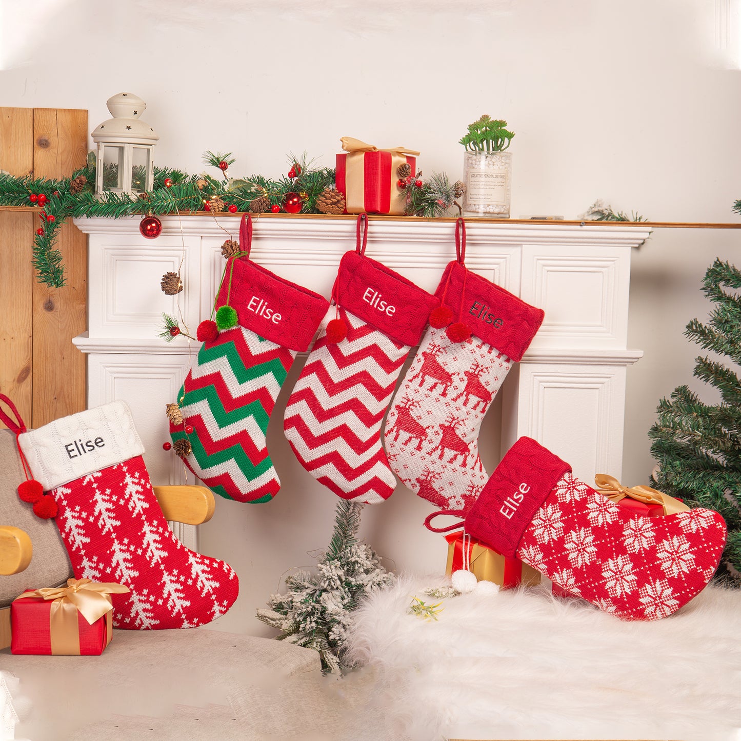 Custom Name Christmas stockings