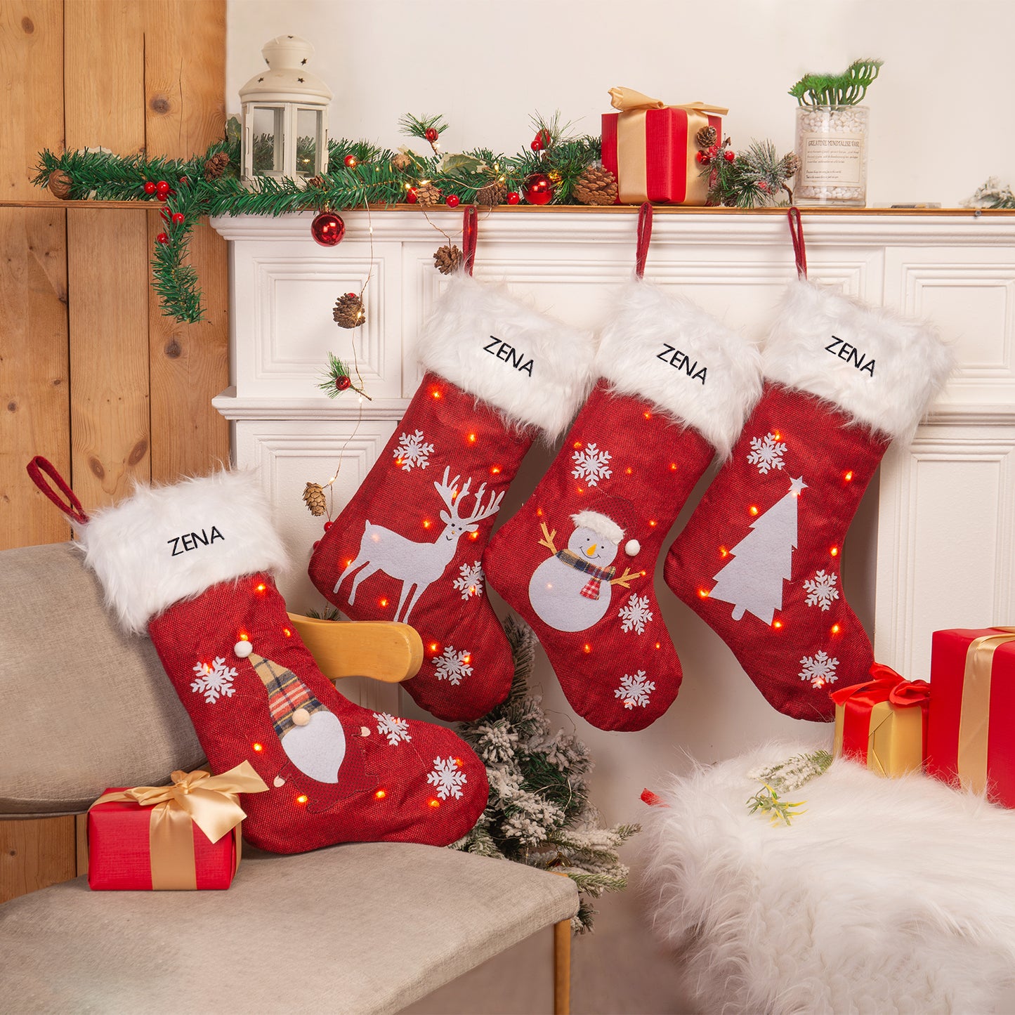 Custom Name Christmas stockings