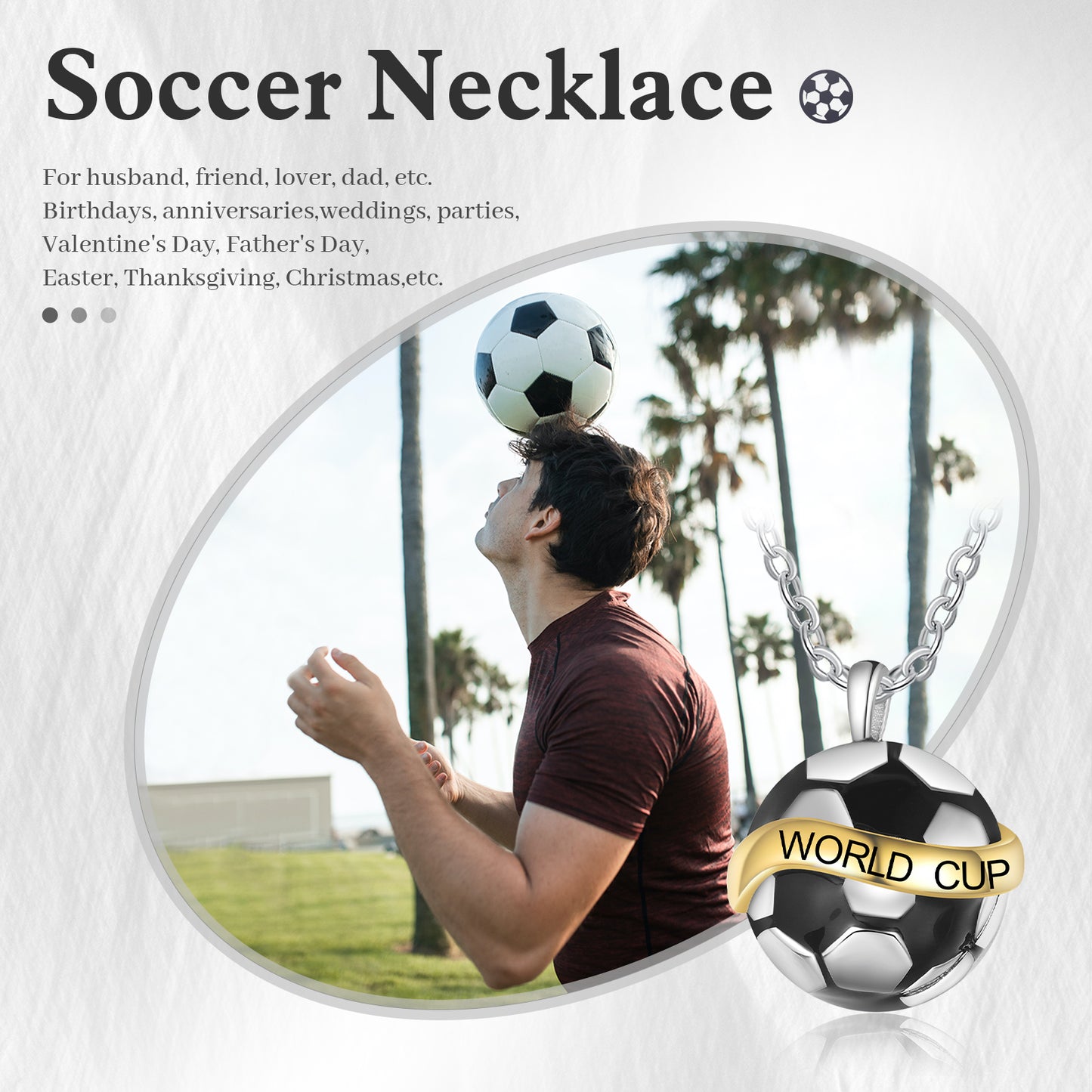 Custom Copy Football Necklace