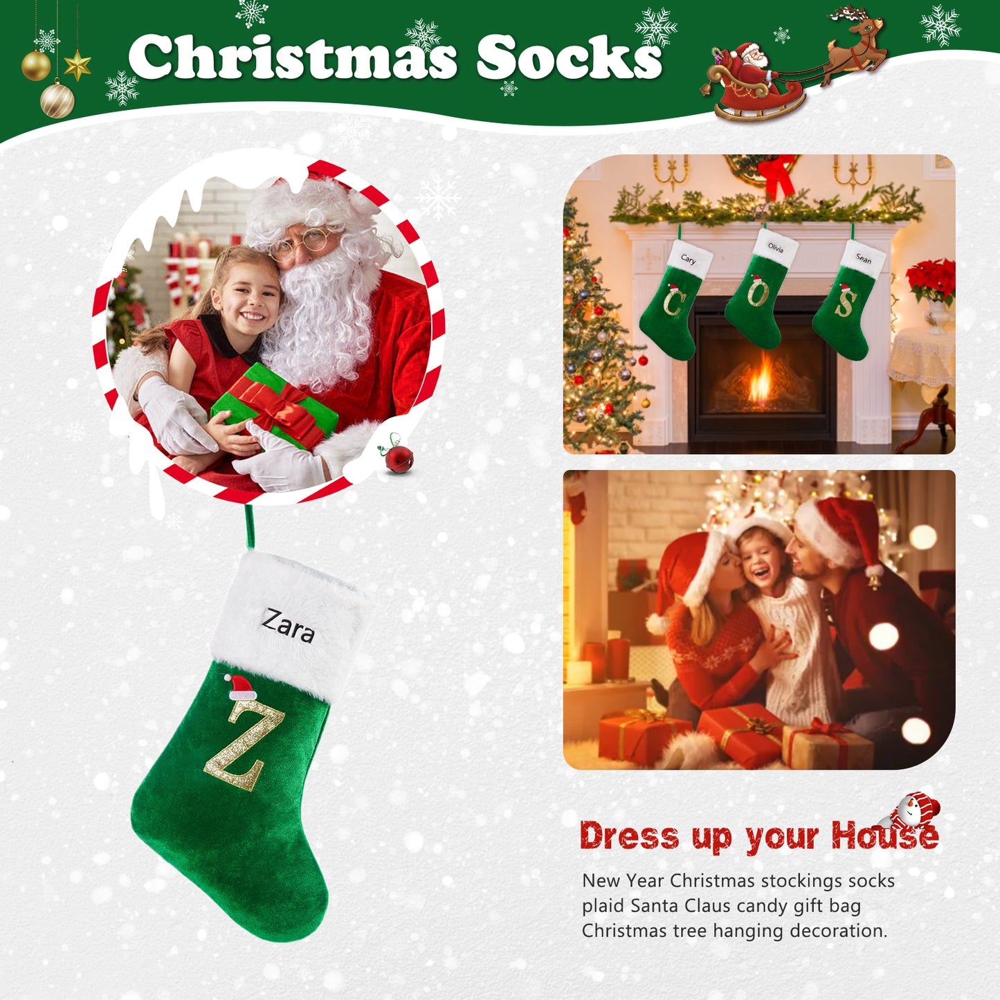 Custom Christmas Socks