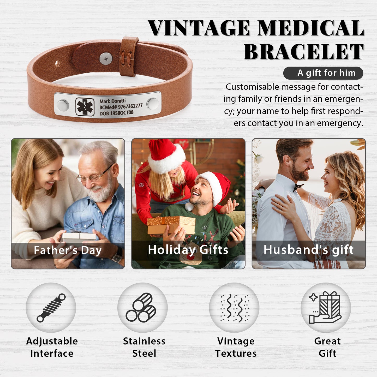 Custom Medical Bracelet