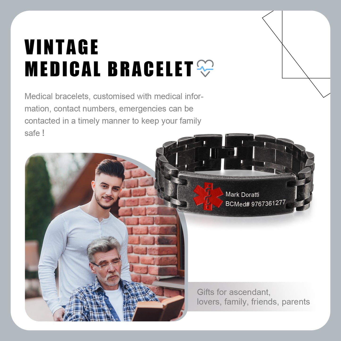 Custom Medical Vintage Bracelet