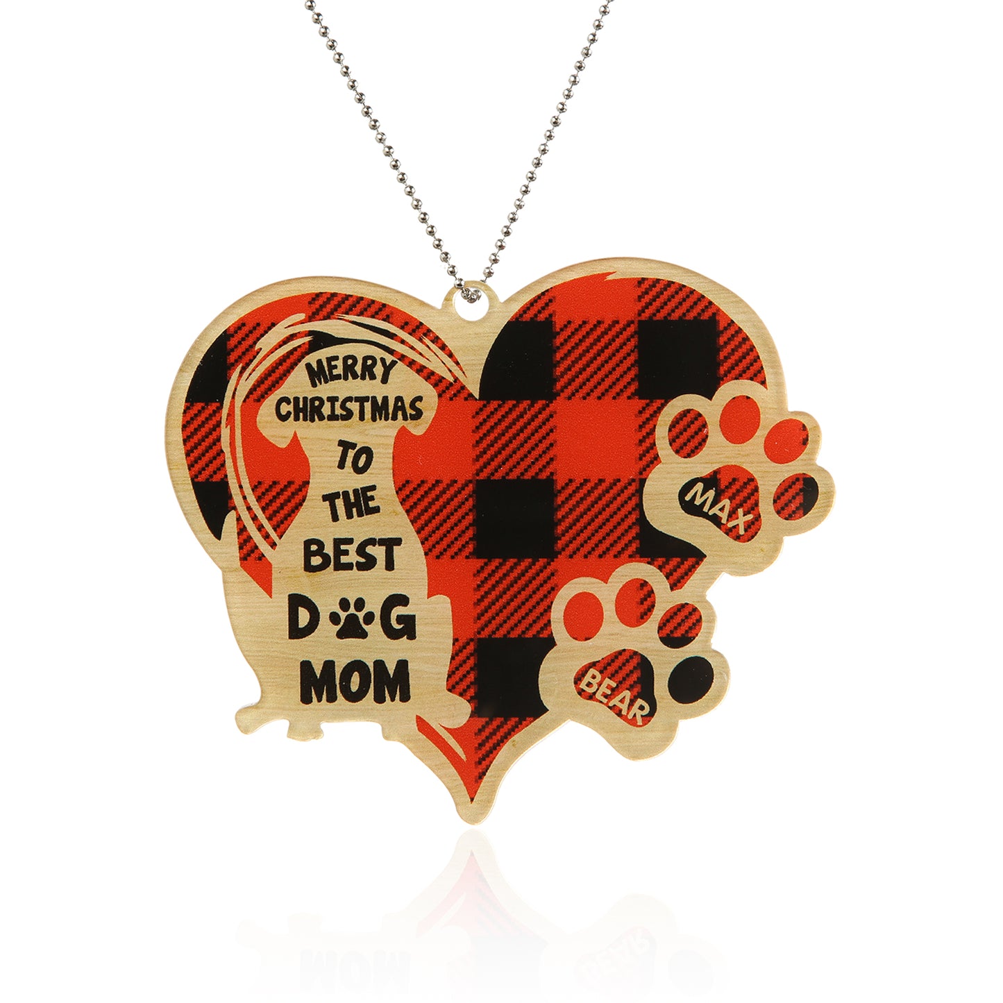 Personalized Heart Christmas Ornament