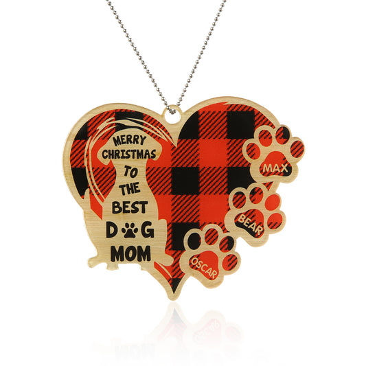 Personalized Heart Christmas Ornament