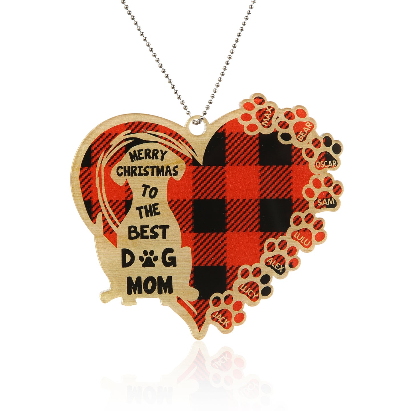 Personalized Heart Christmas Ornament