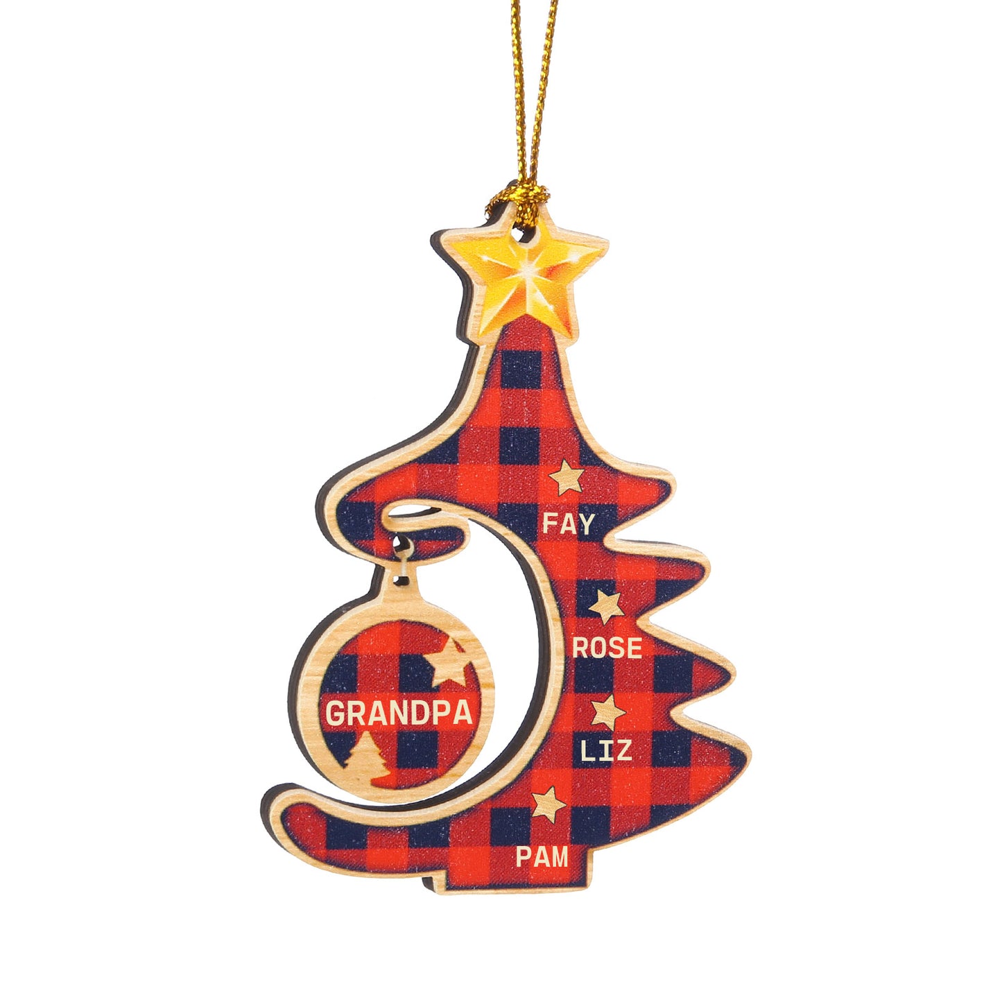 Christmas Tree Personalized Christmas Ornament