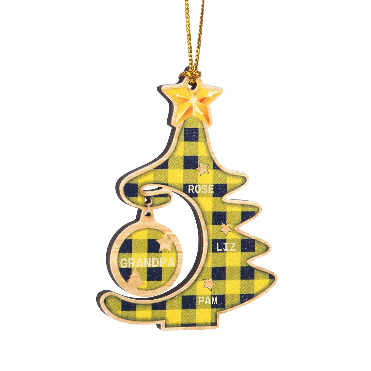 Christmas Tree Personalized Christmas Ornament