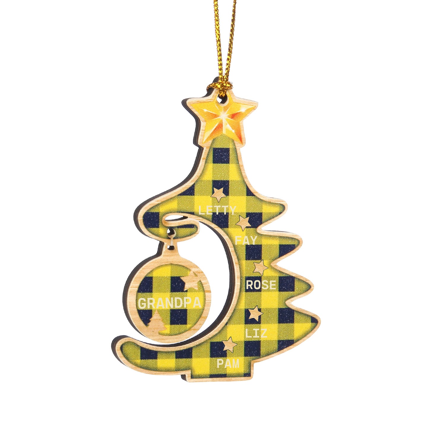 Christmas Tree Personalized Christmas Ornament