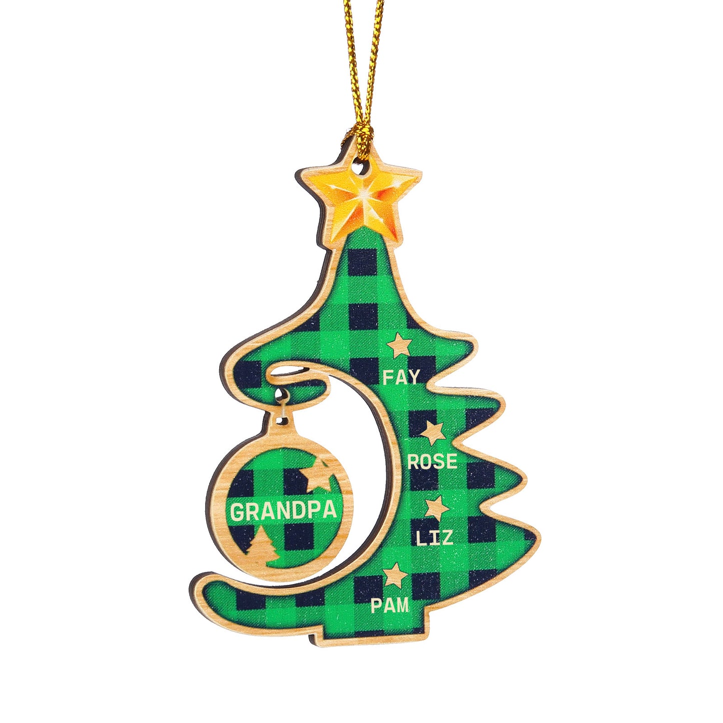 Christmas Tree Personalized Christmas Ornament