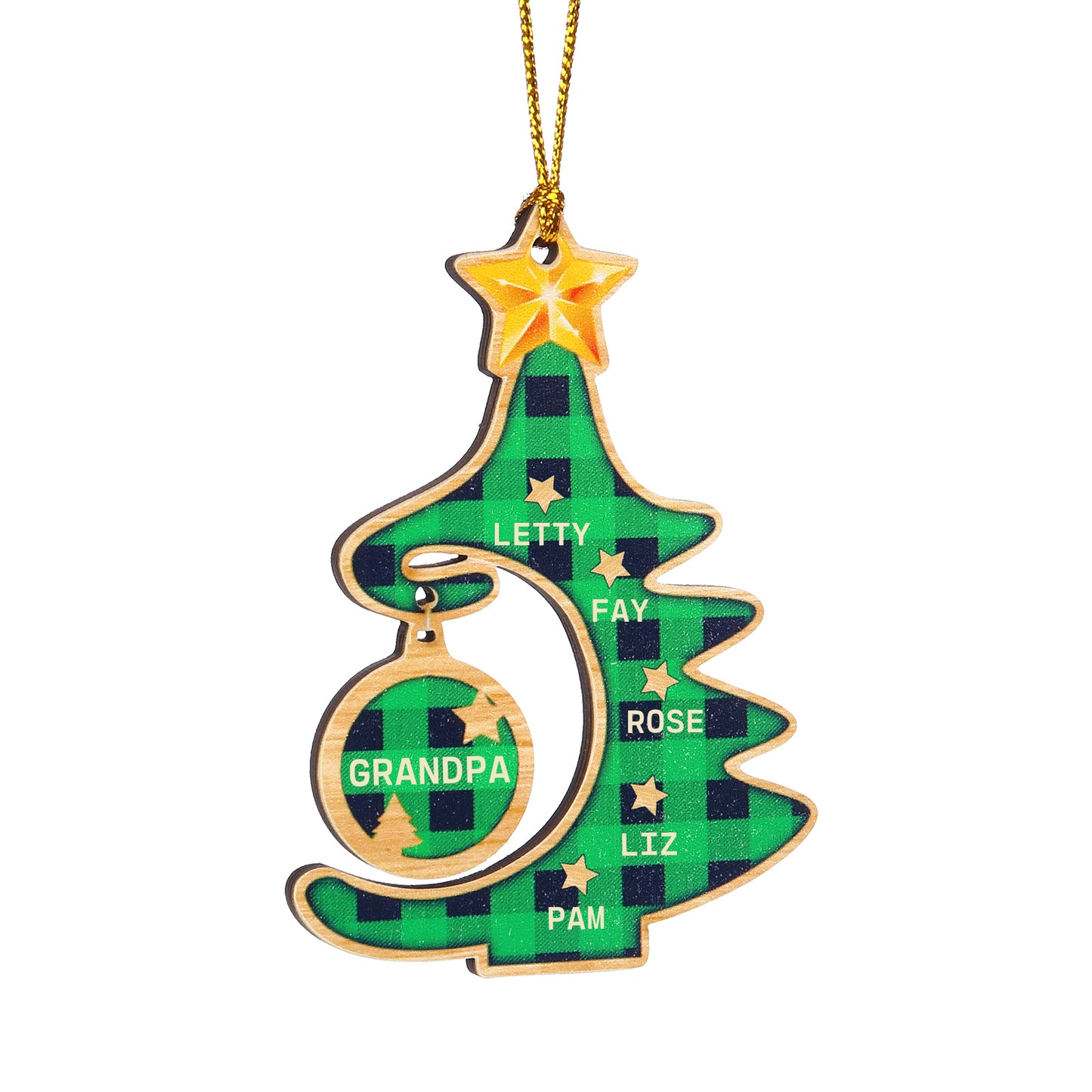 Christmas Tree Personalized Christmas Ornament