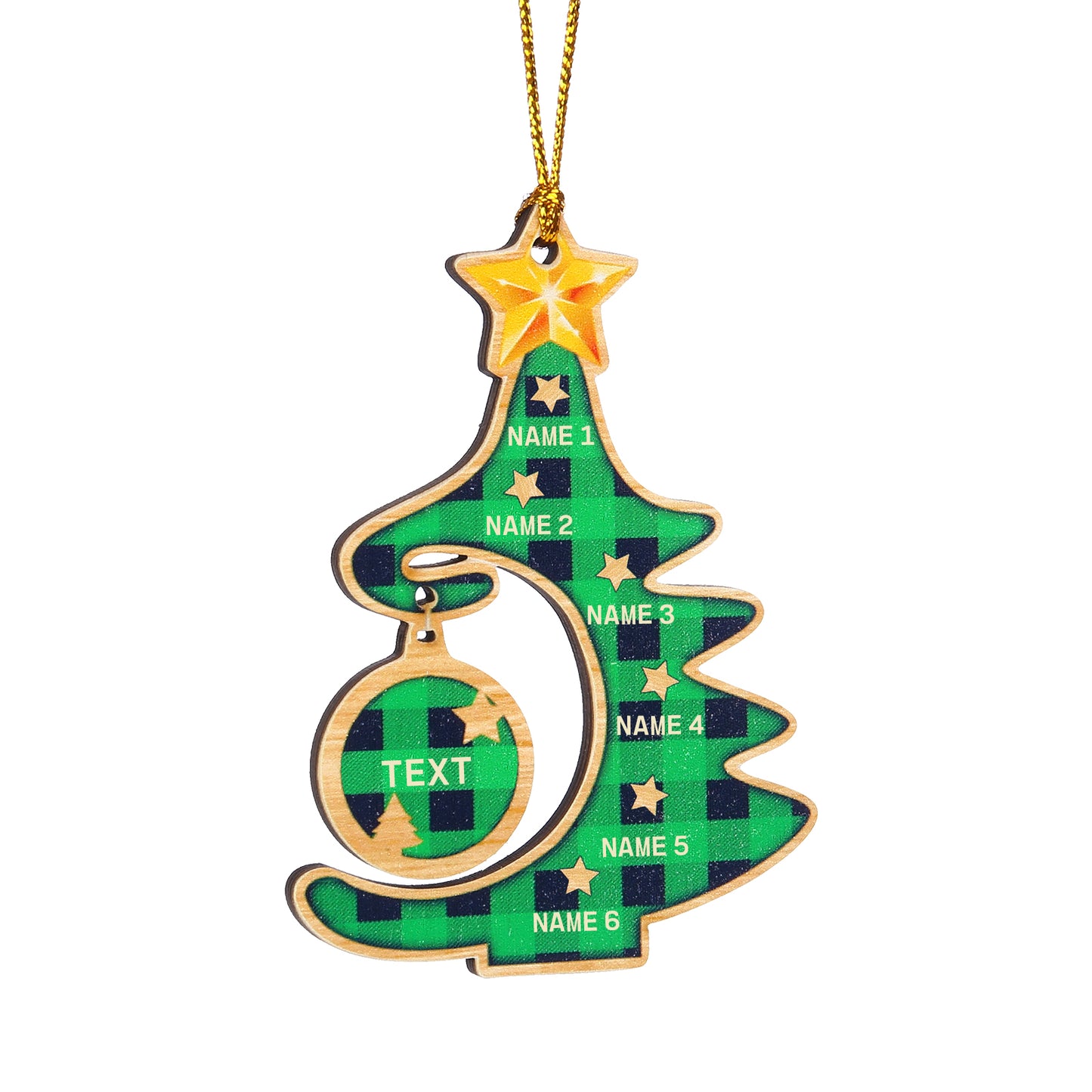 Christmas Tree Personalized Christmas Ornament