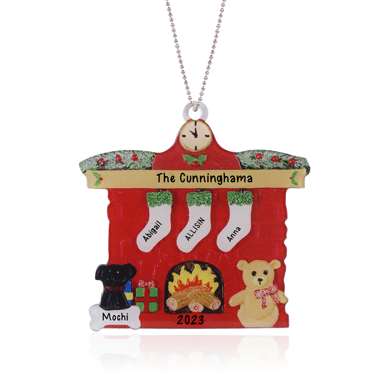 Christmas Decoration Custom Name Ornament