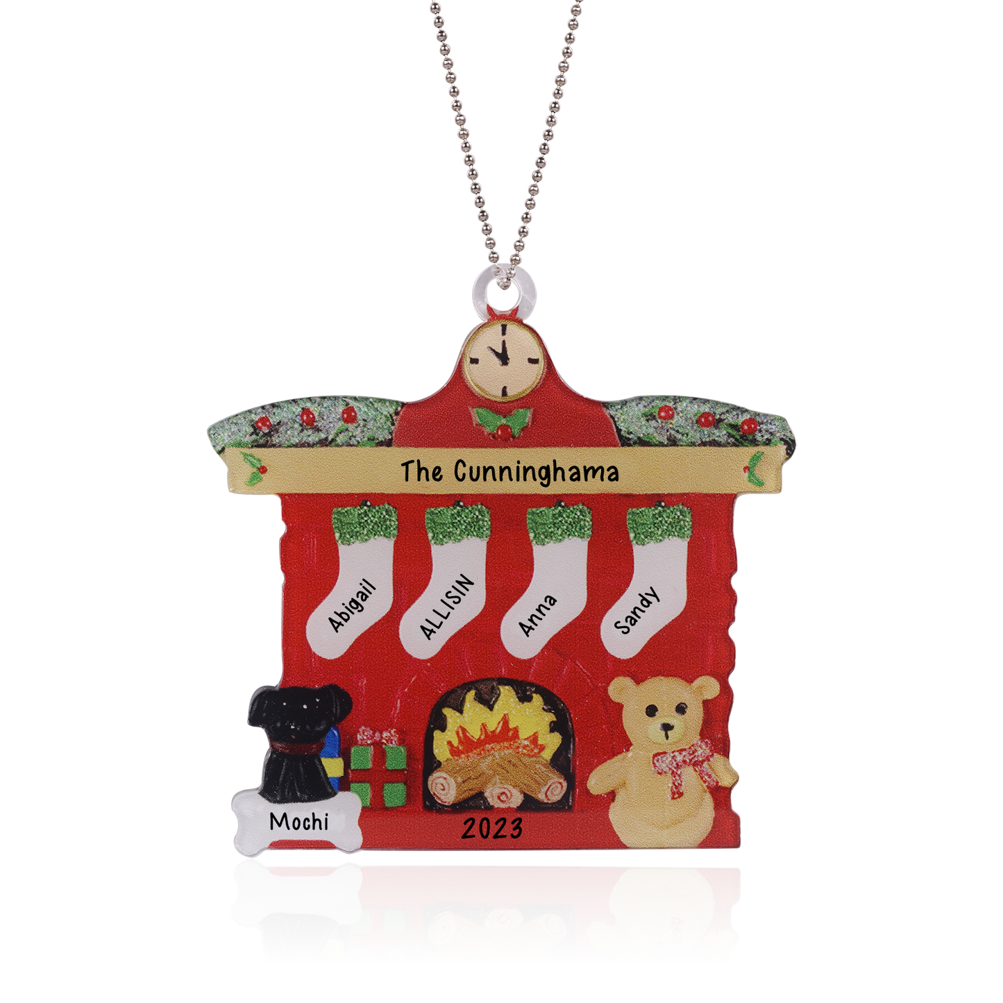 Christmas Decoration Custom Name Ornament