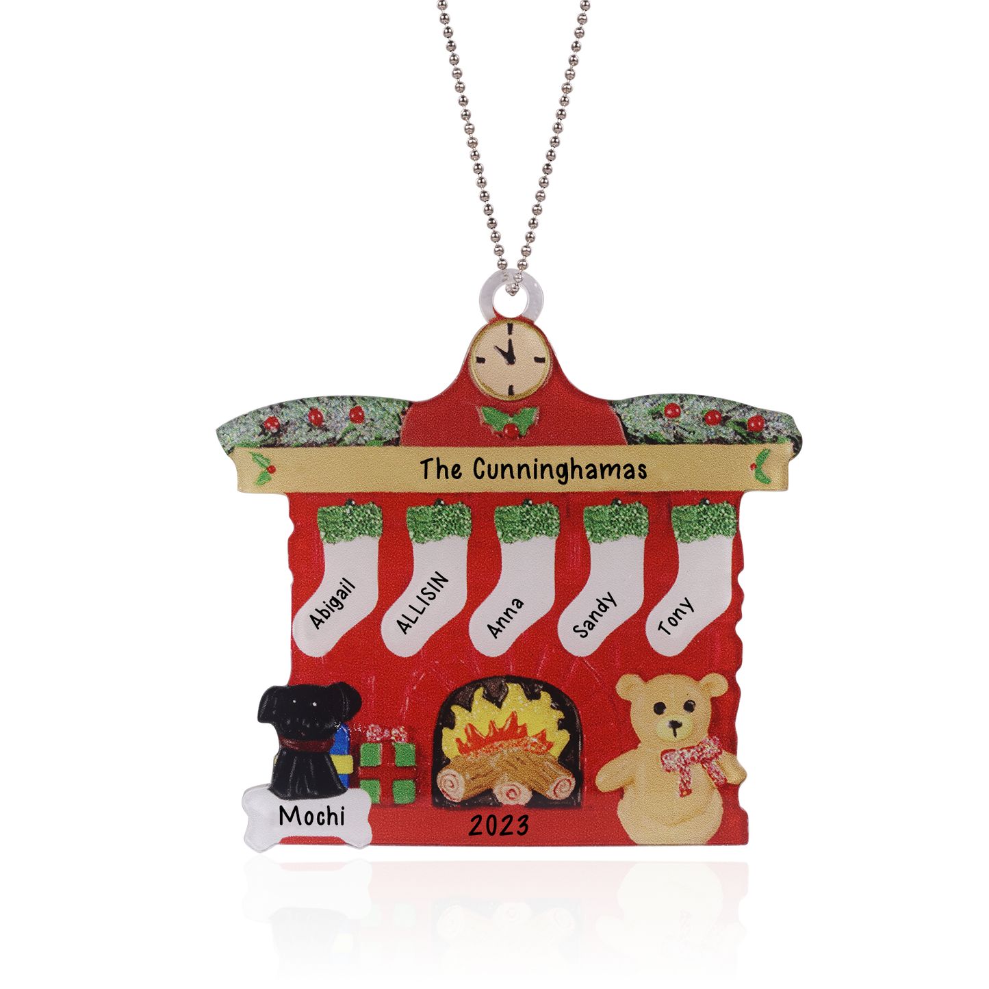 Christmas Decoration Custom Name Ornament