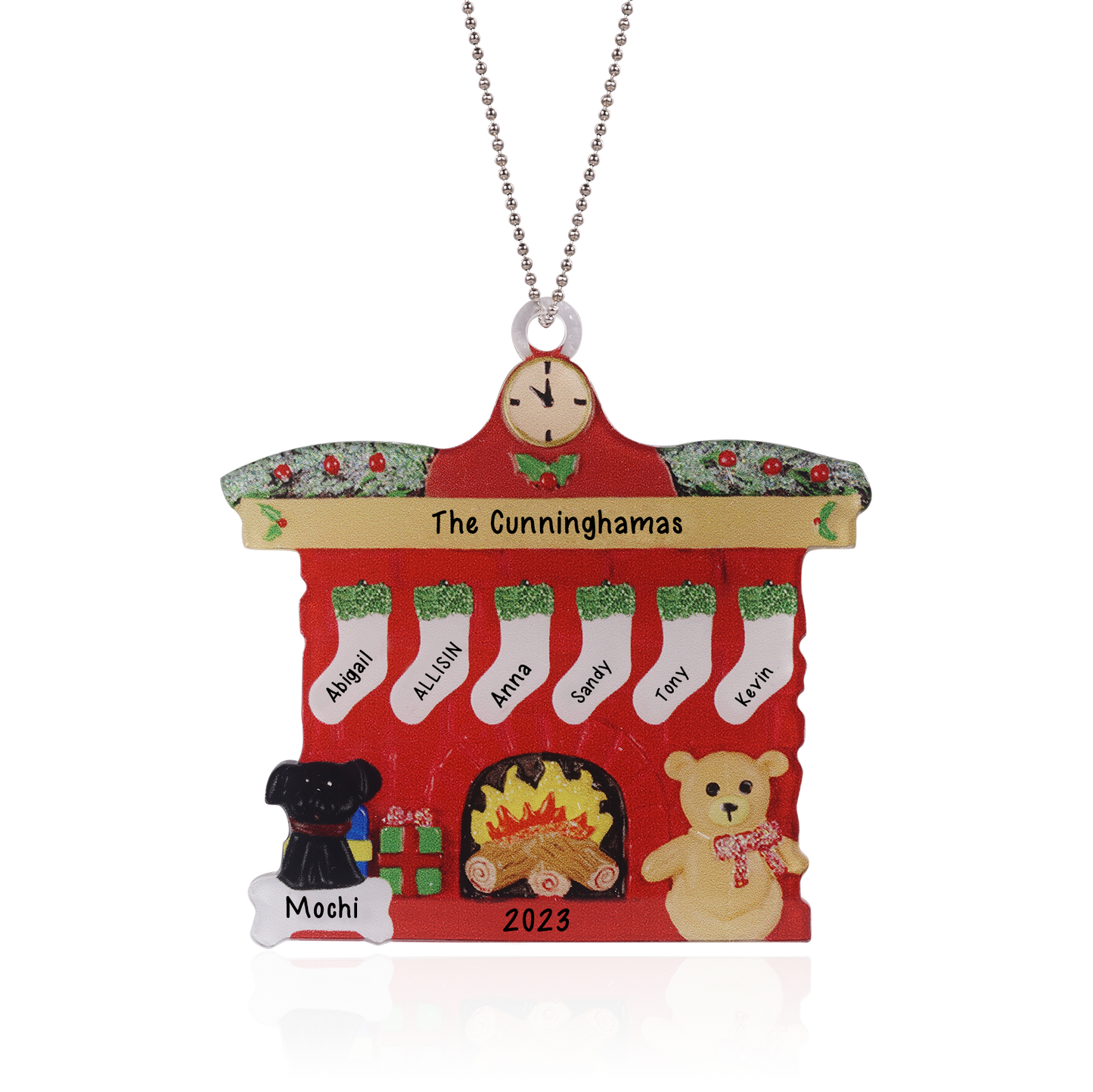 Christmas Decoration Custom Name Ornament