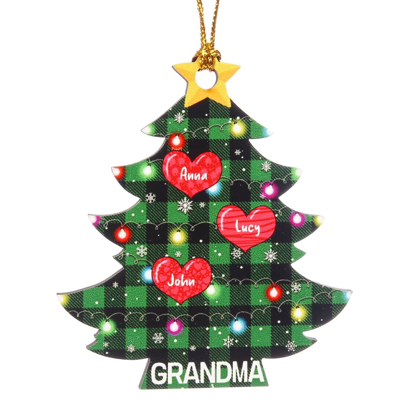 Christmas Tree Personalized Christmas Ornament