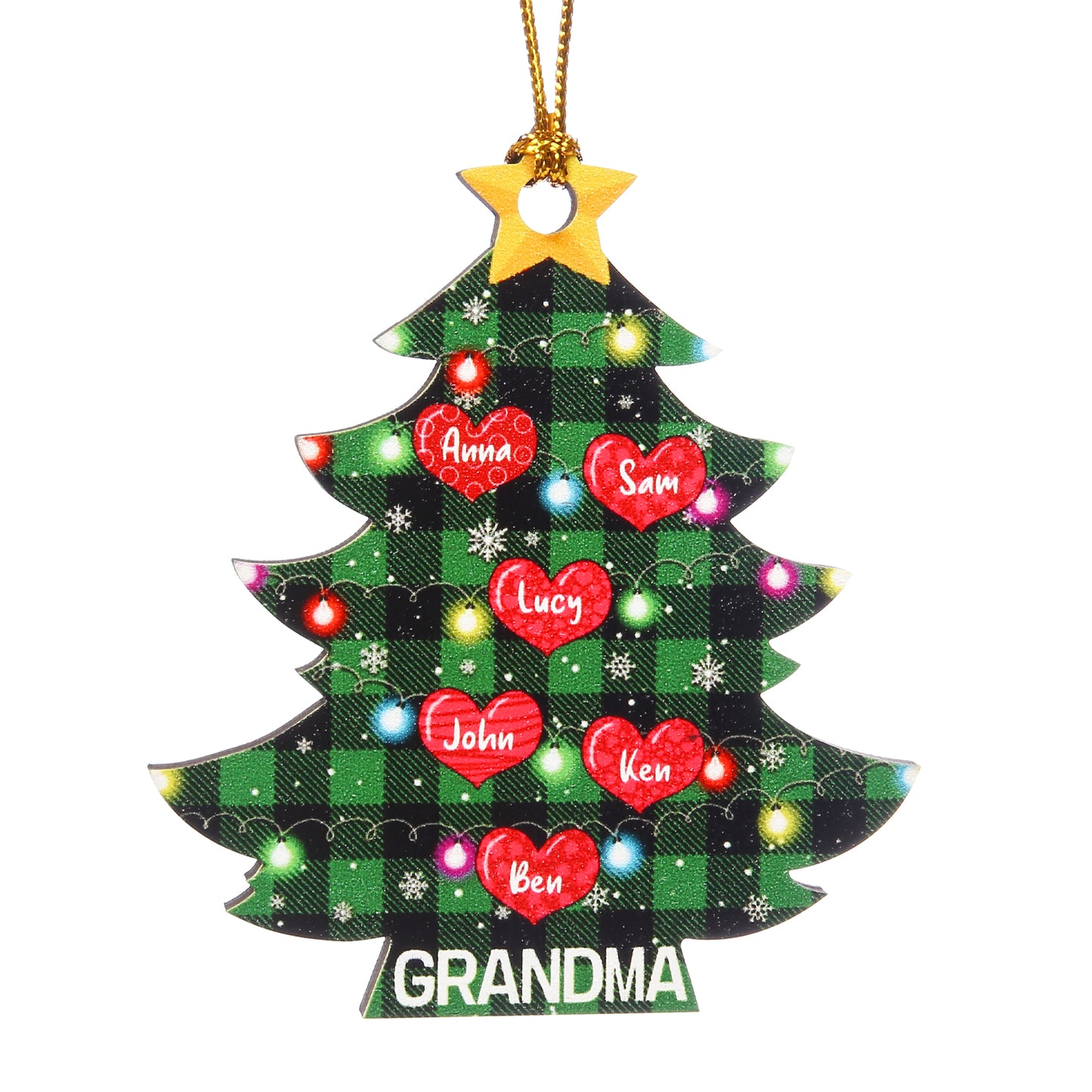 Christmas Tree Personalized Christmas Ornament