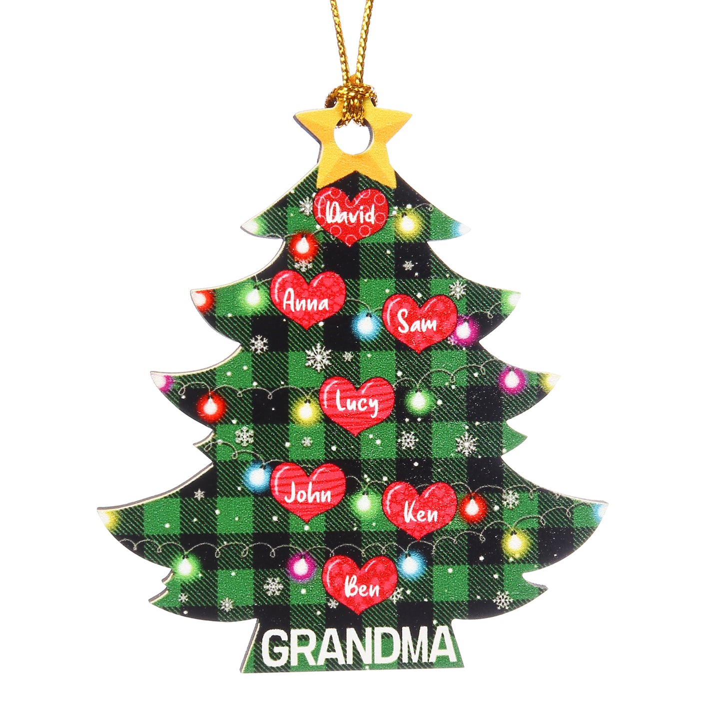 Christmas Tree Personalized Christmas Ornament