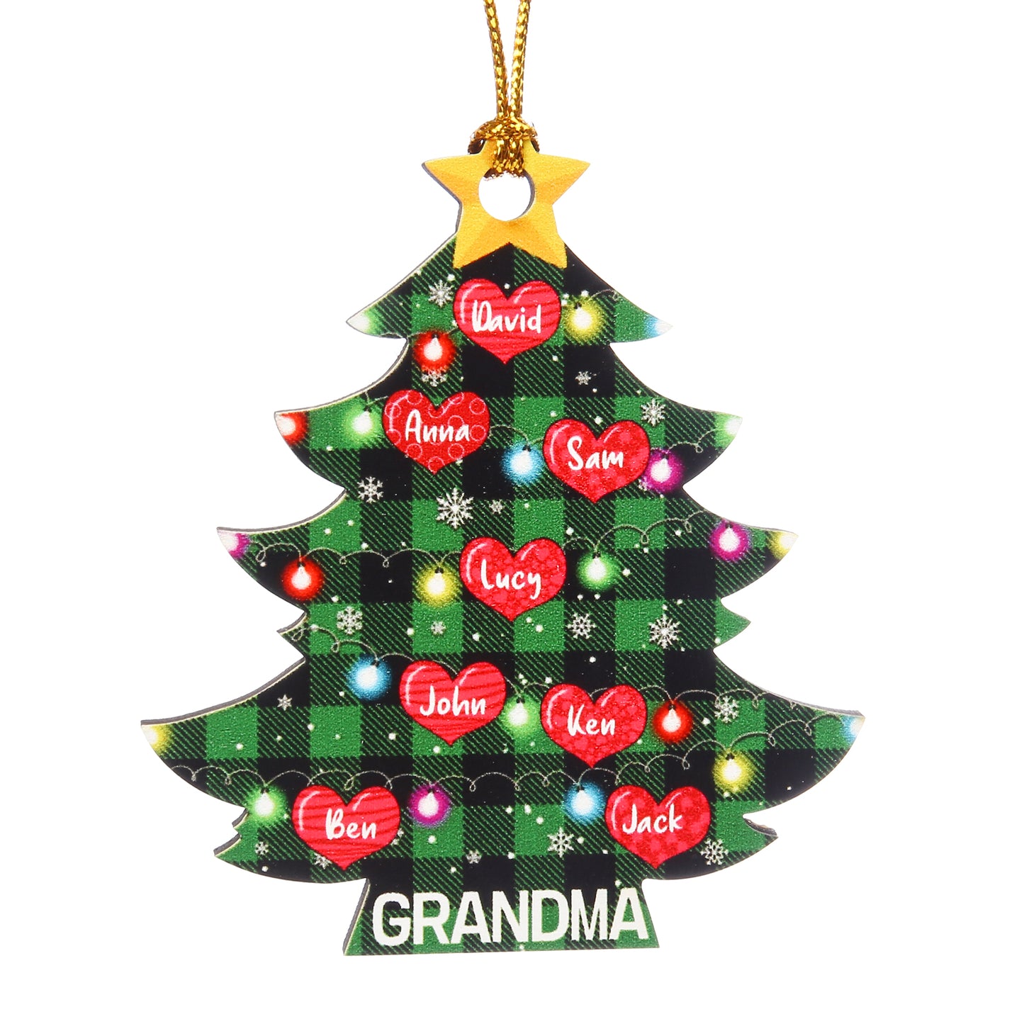 Christmas Tree Personalized Christmas Ornament