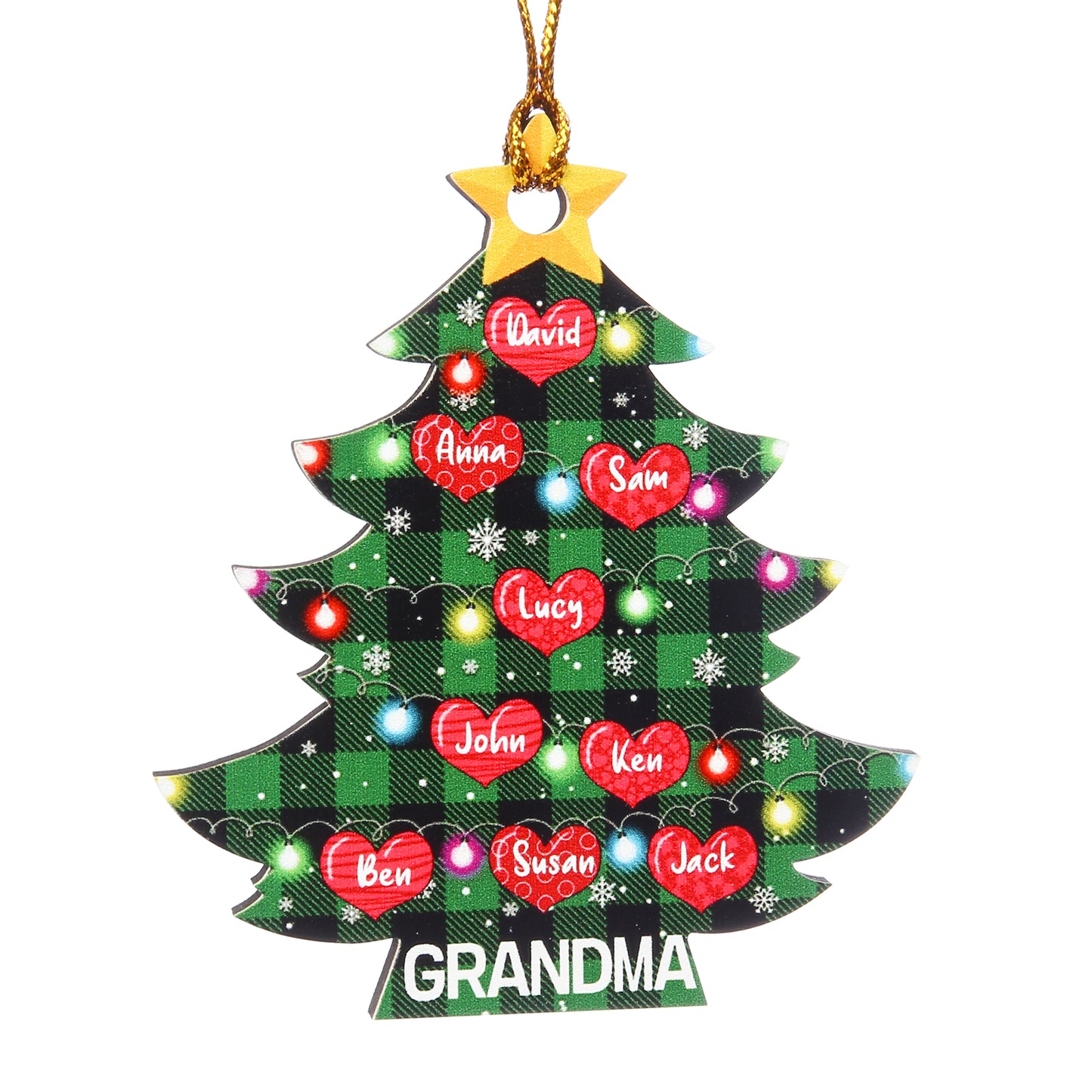 Christmas Tree Personalized Christmas Ornament