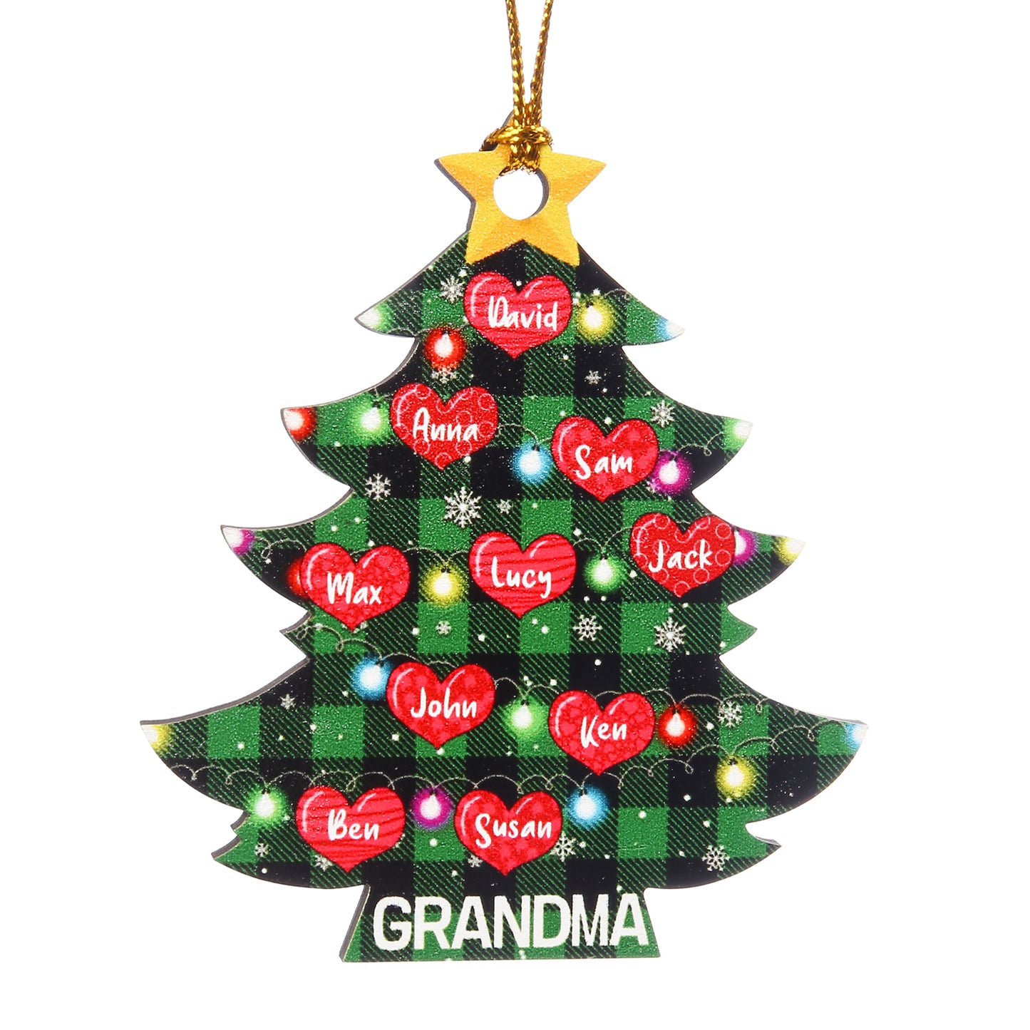 Christmas Tree Personalized Christmas Ornament