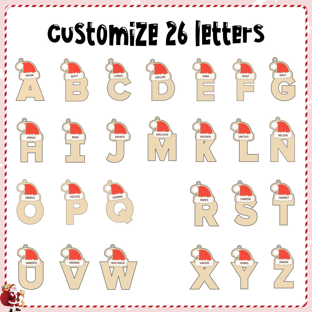 Christmas Decoration Custom Name Letter Ornament