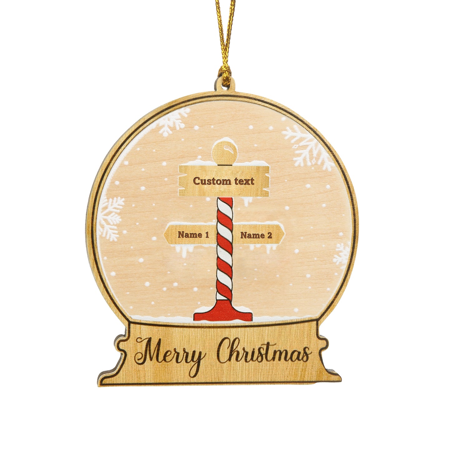 Christmas Decoration Custom Name Ornament