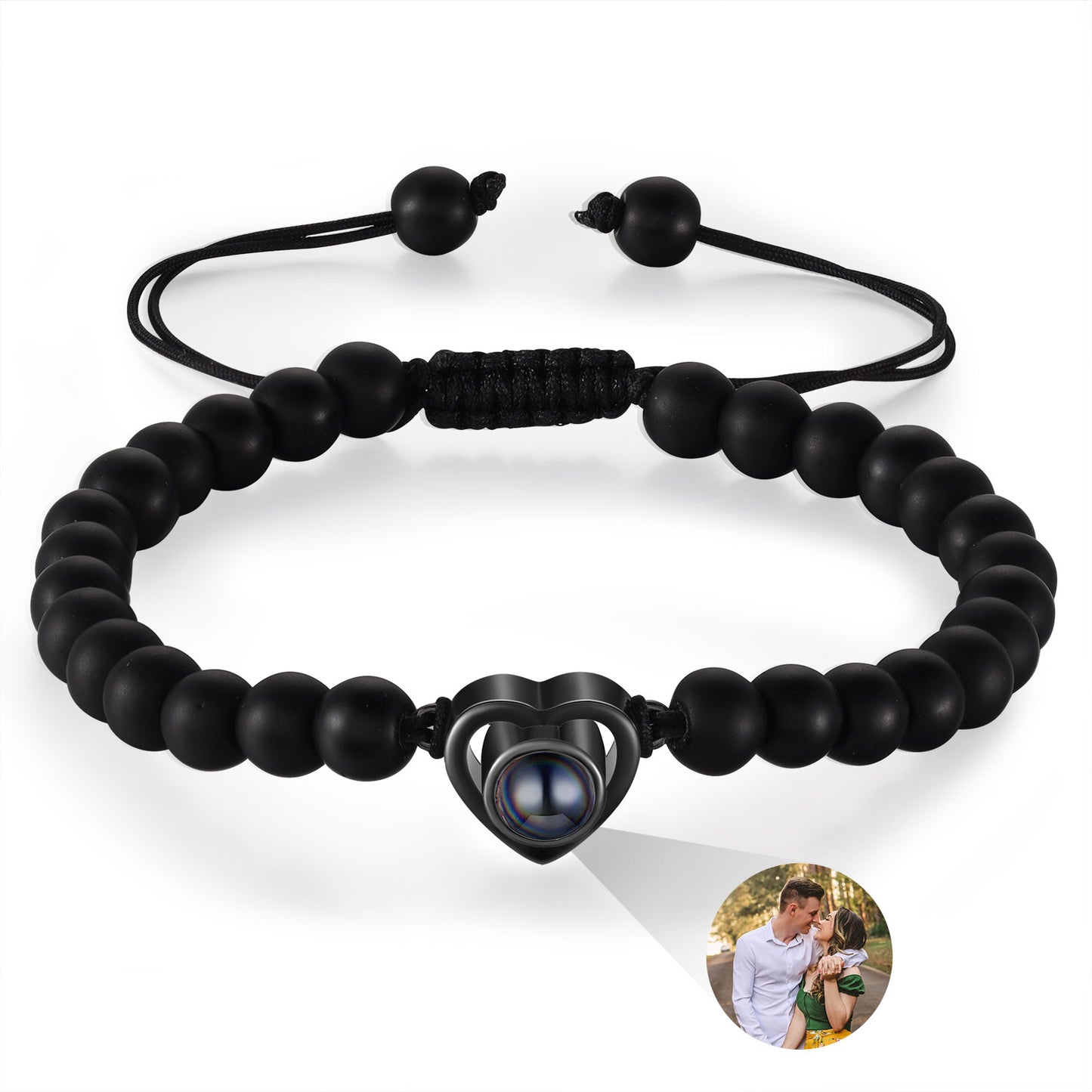 Custom Heart Projection Bracelet