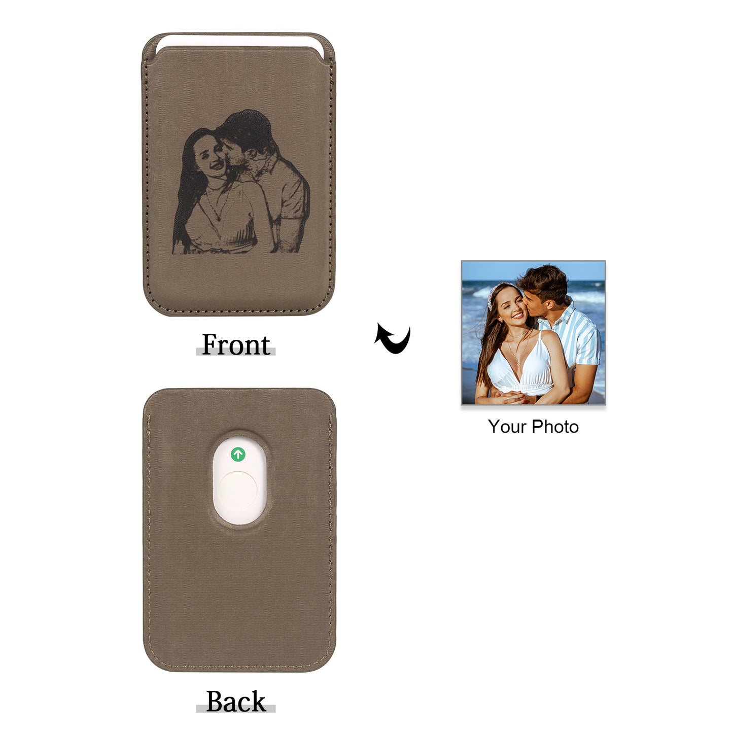 Custom Mobile Phone Photo Card Holder