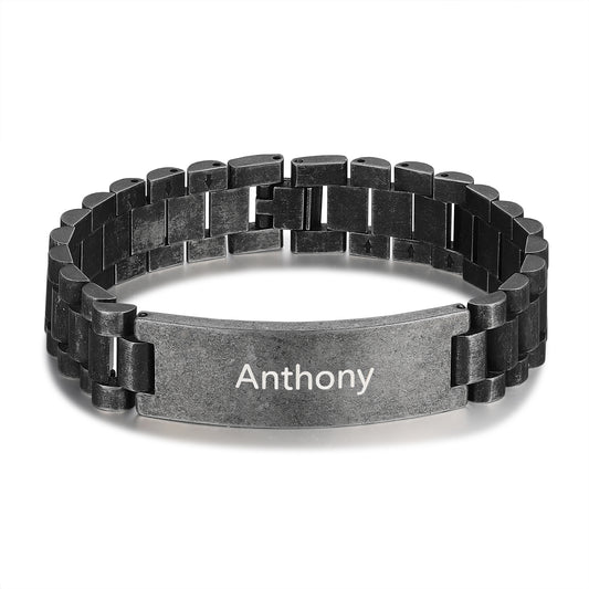 Custom Name Men Bracelet