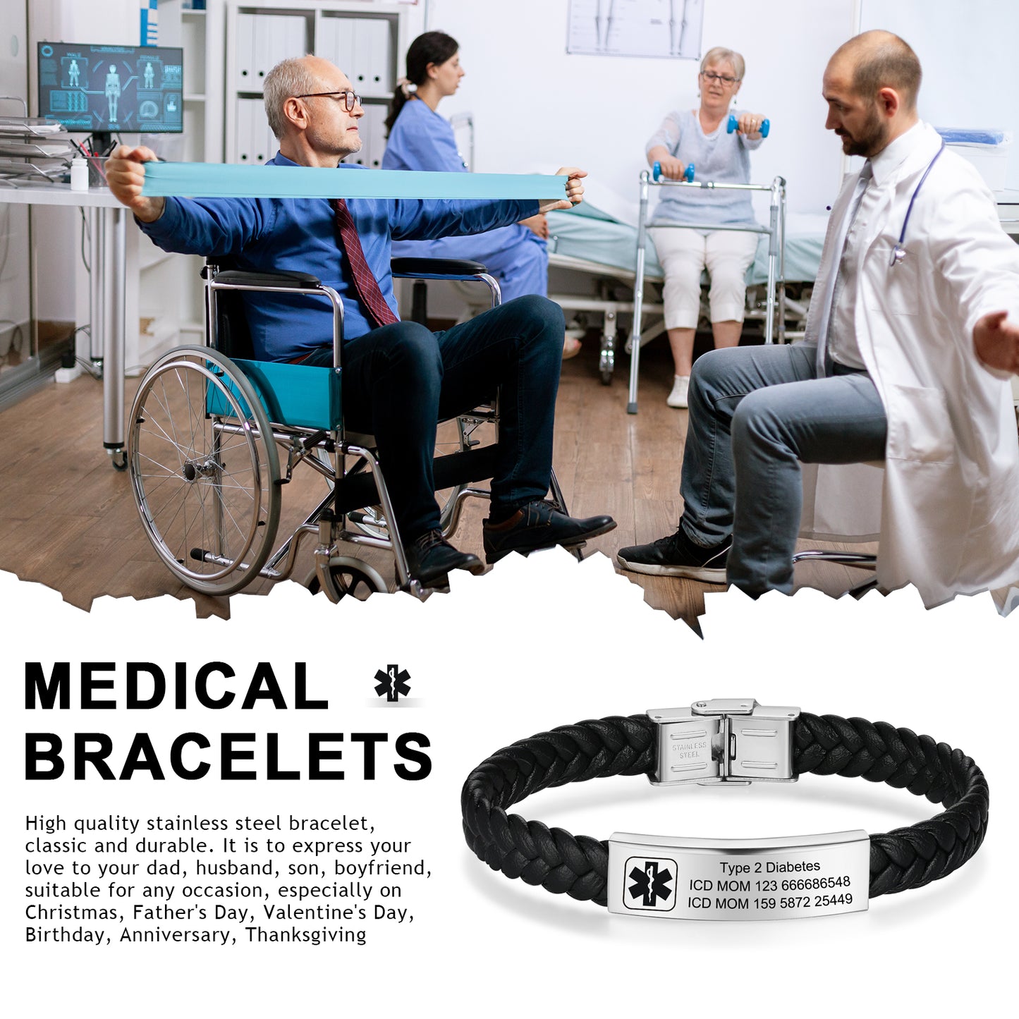 Custom Medical Bracelet