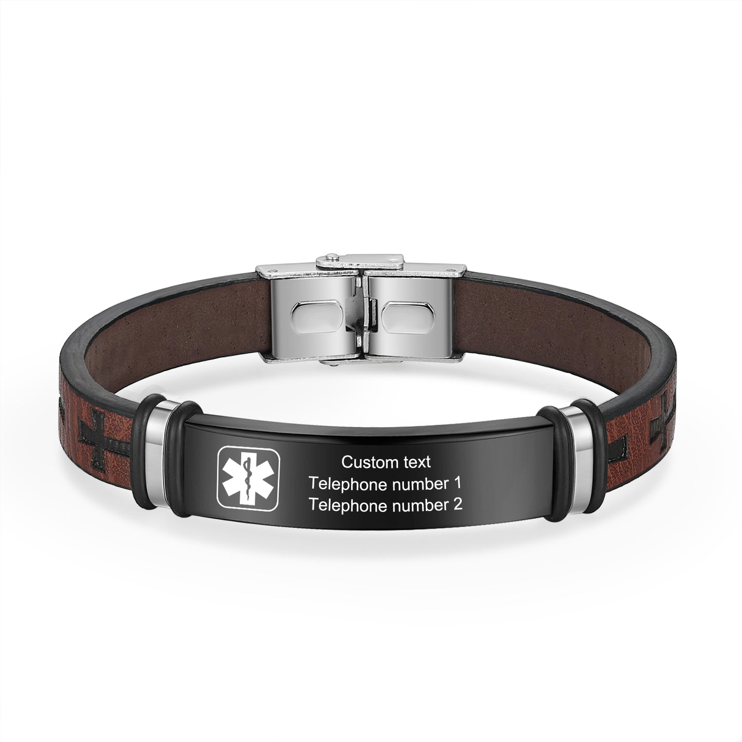 Custom Men Medical Bracelet