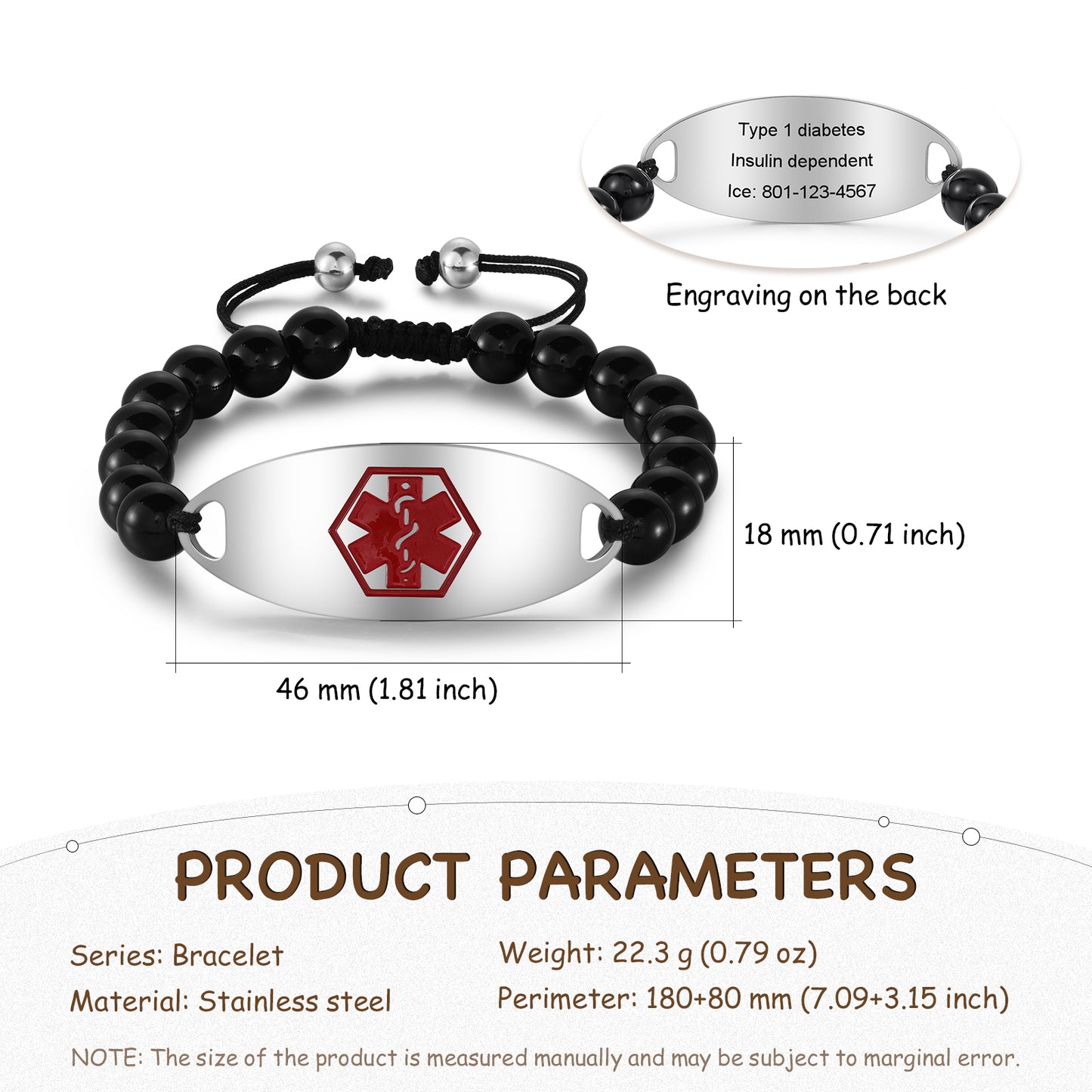 Custom Medical Bracelet