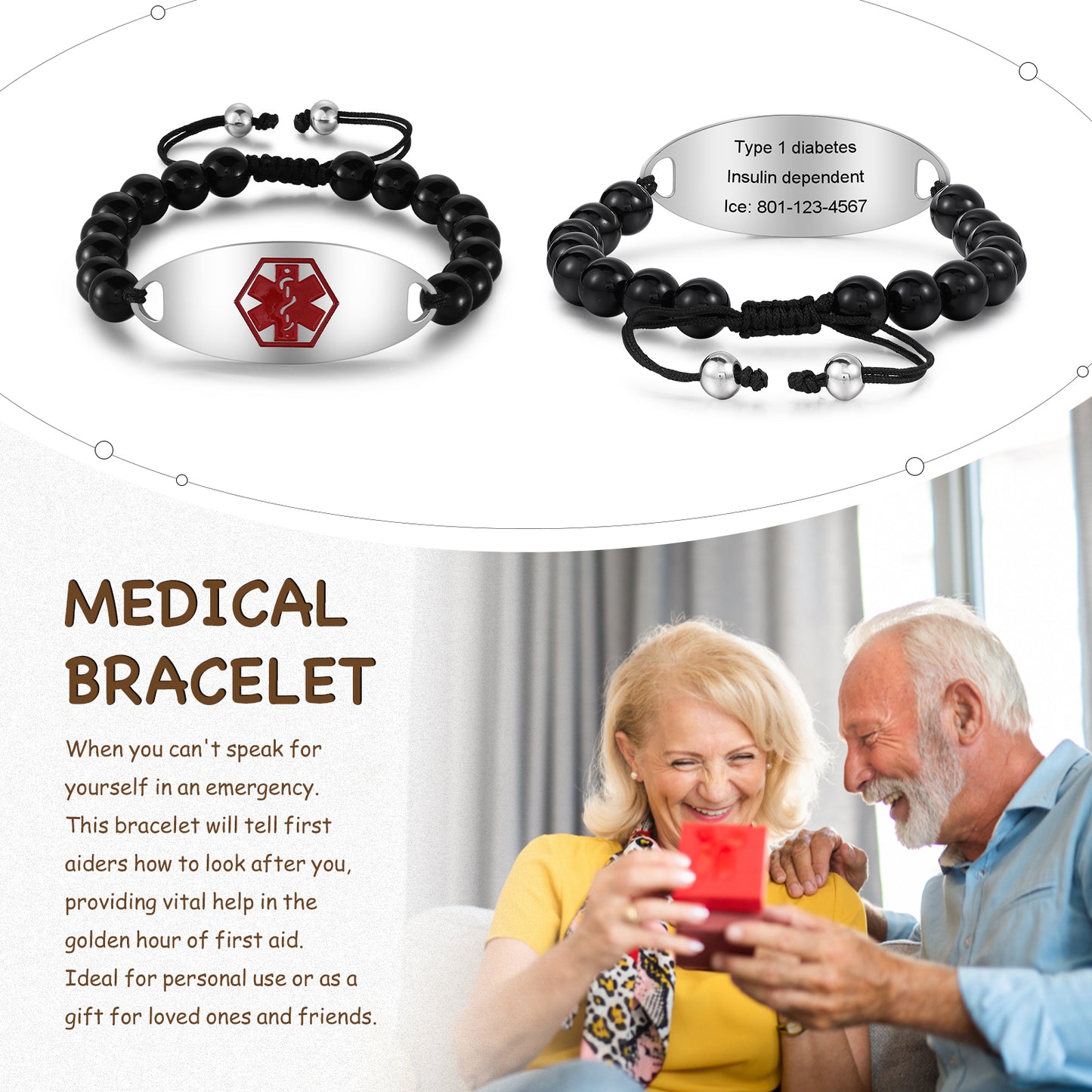 Custom Medical Bracelet