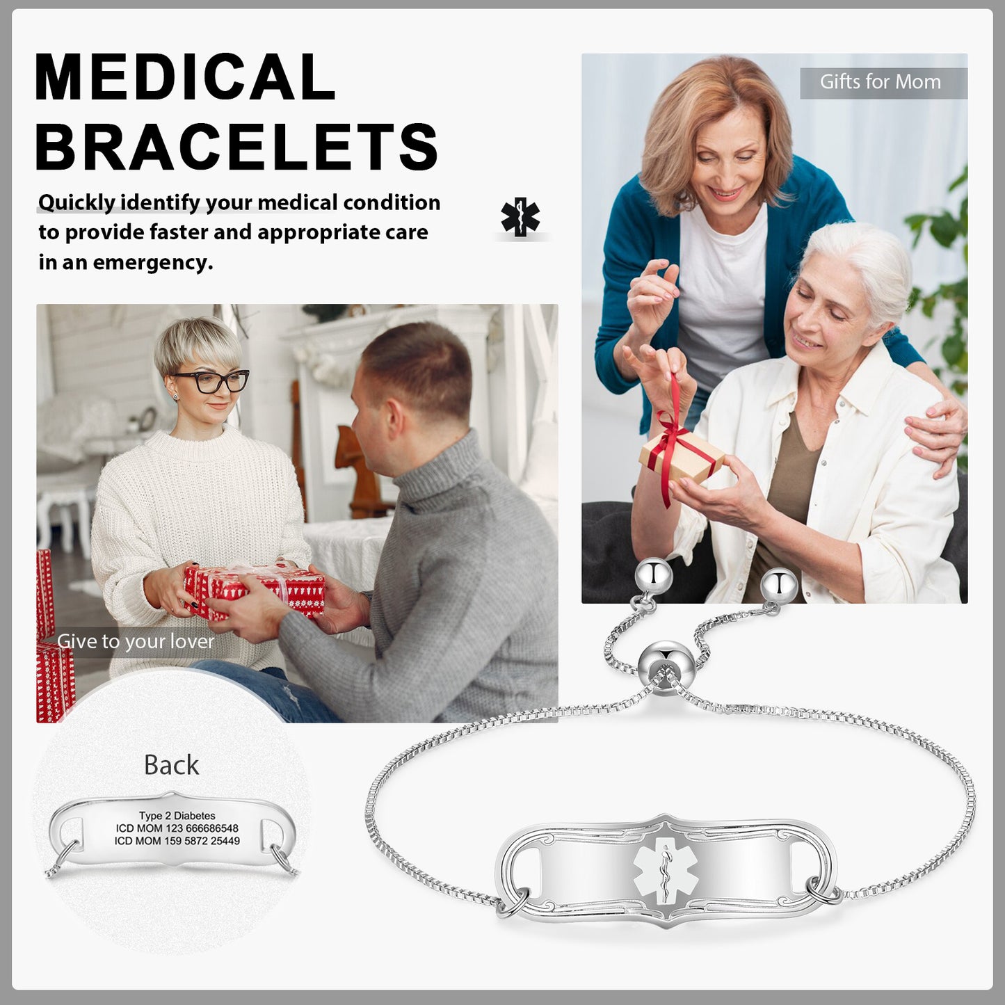 Custom Medical Bracelet