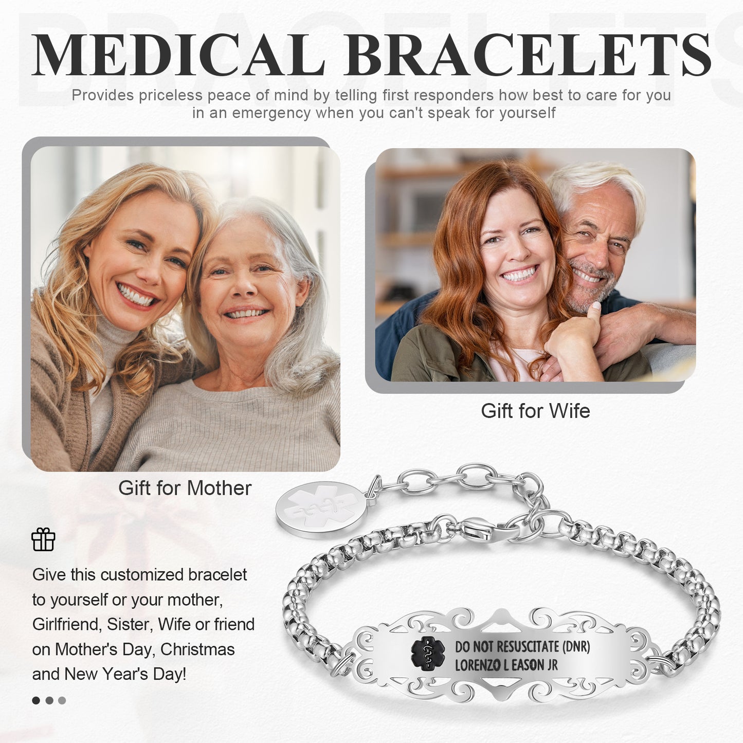 Custom Medical Bracelet