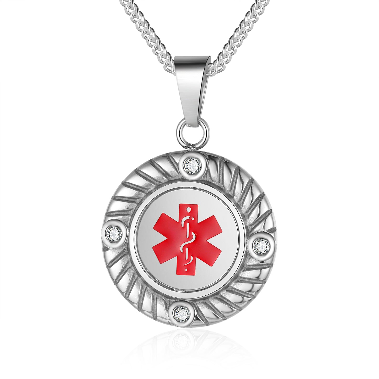 Custom Stainless Steel Medical Necklace