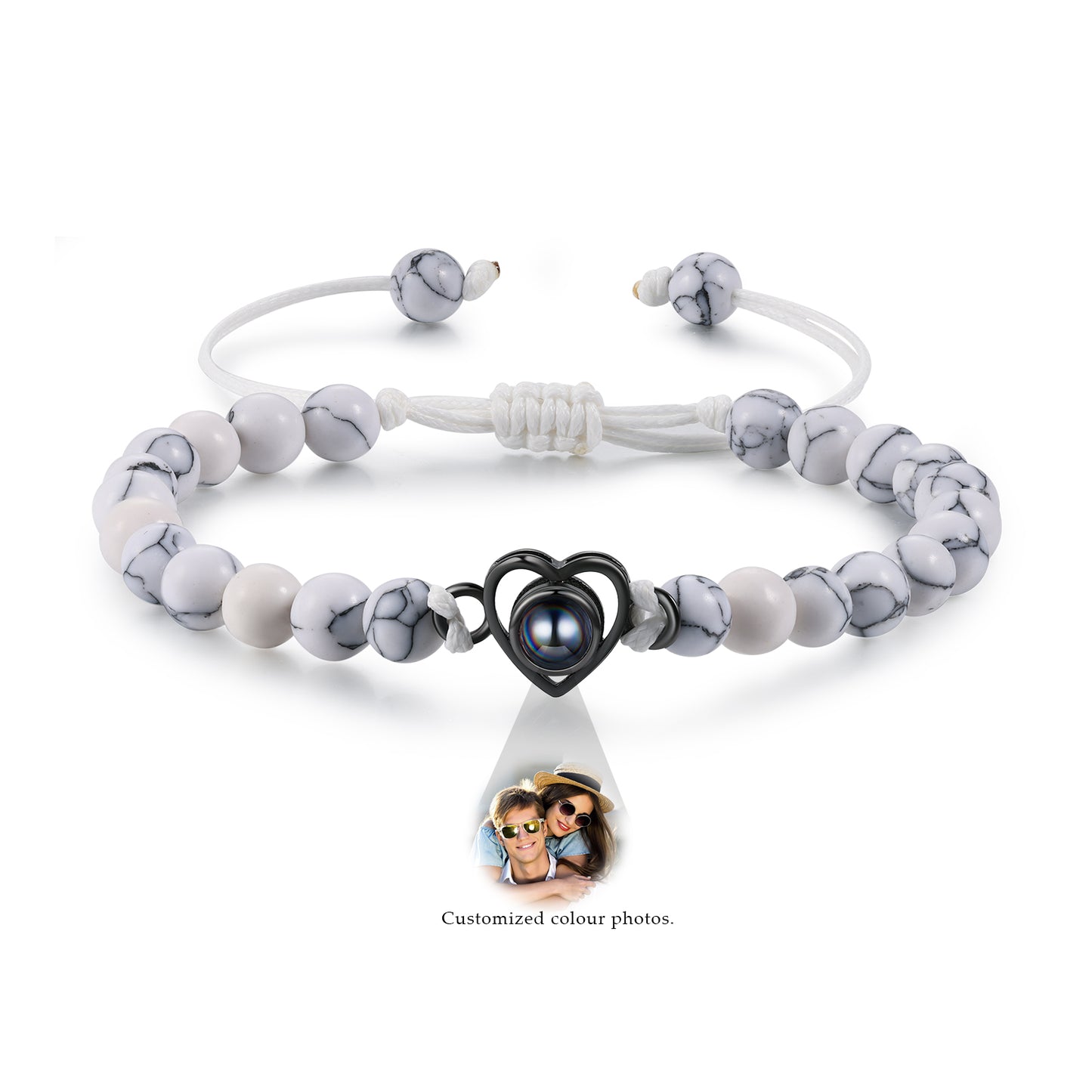 Custom Projected Heart Bracelet