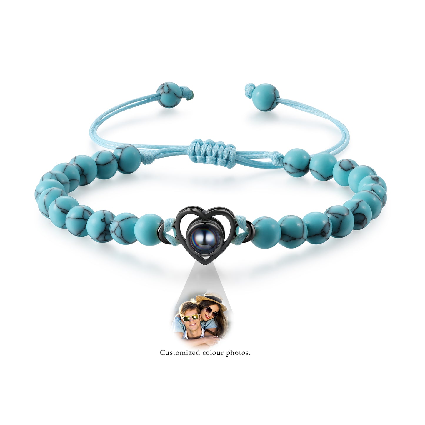 Custom Projected Heart Bracelet