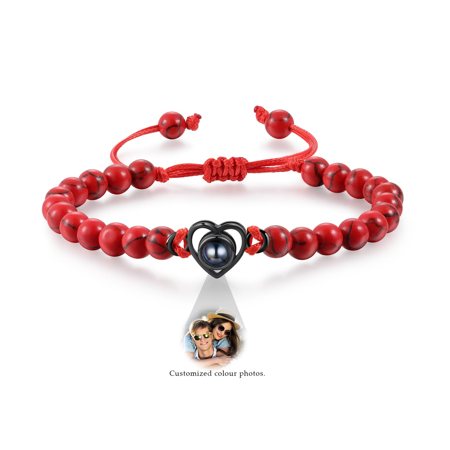 Custom Projected Heart Bracelet