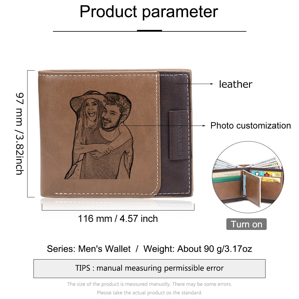 Custom Photo PU Leather Wallet