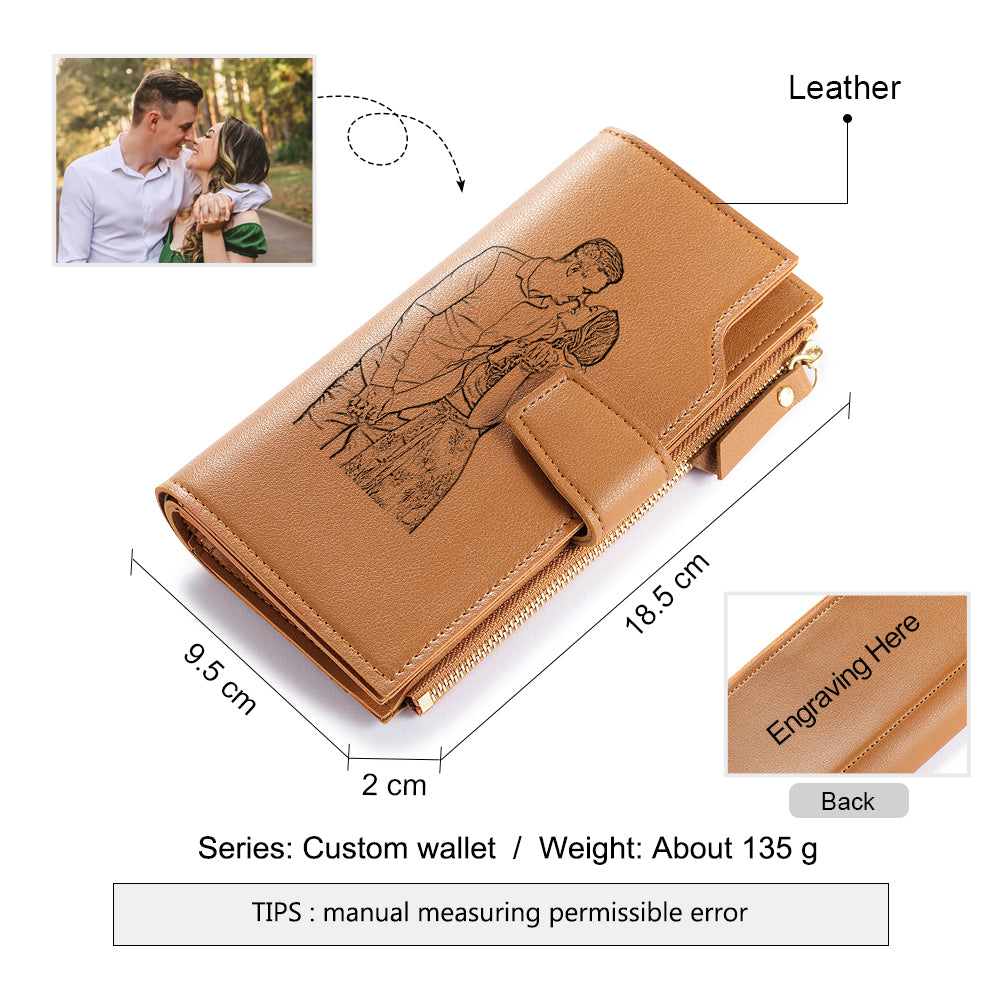 Custom Photo PU Leather Wallet