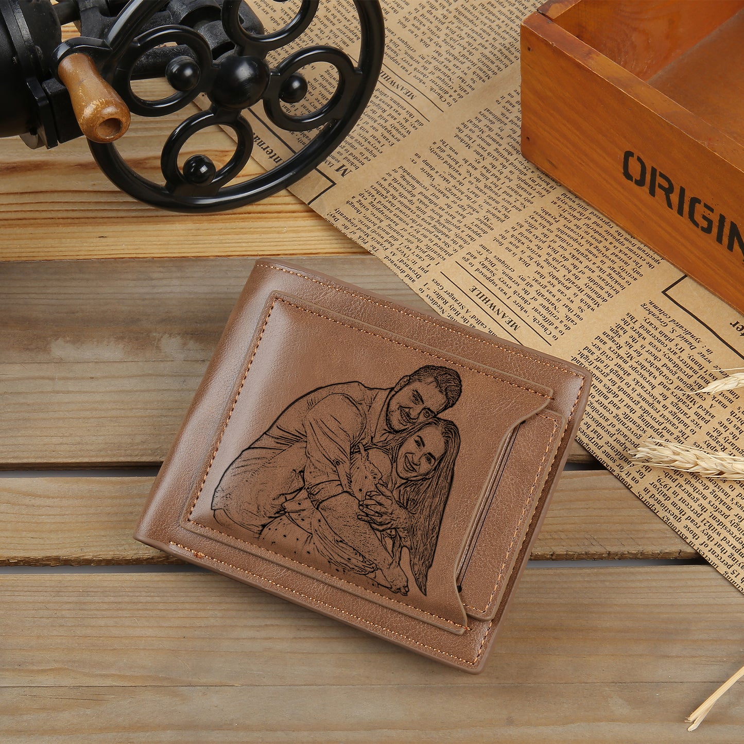 Custom Photo PU Leather Wallet