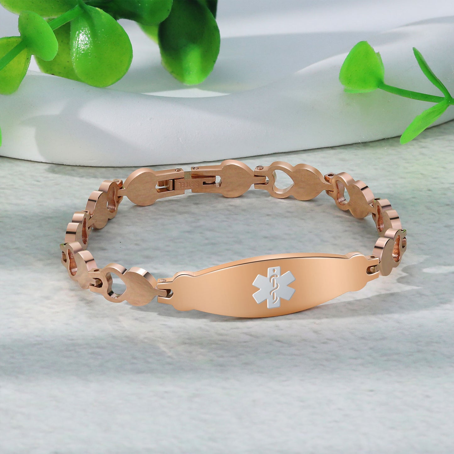 Custom Text Medical Bracelet