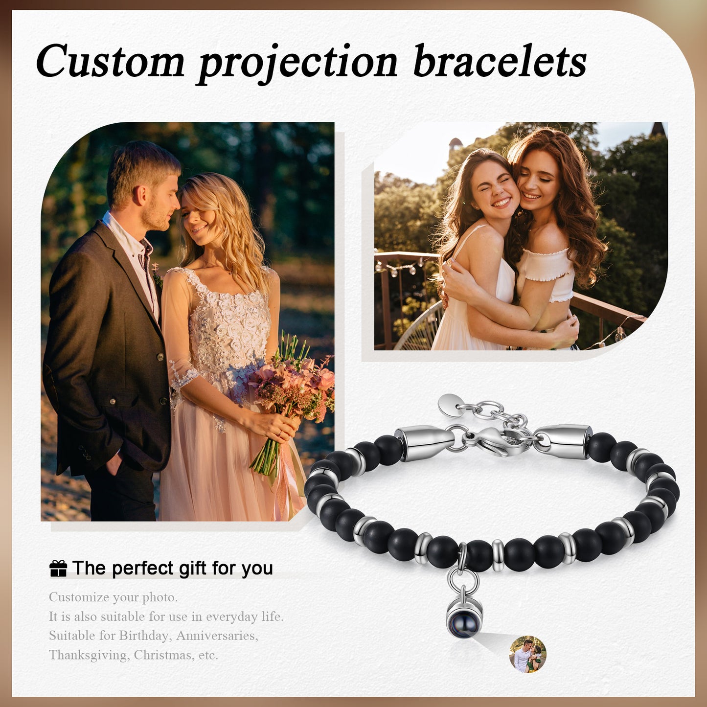 Custom Photo Projection Bracelet