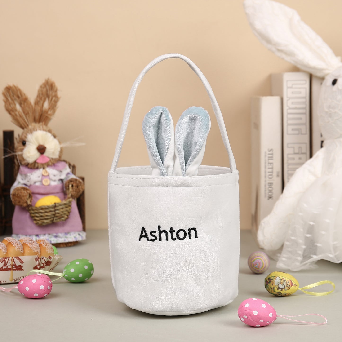 Custom Name Easter Basket