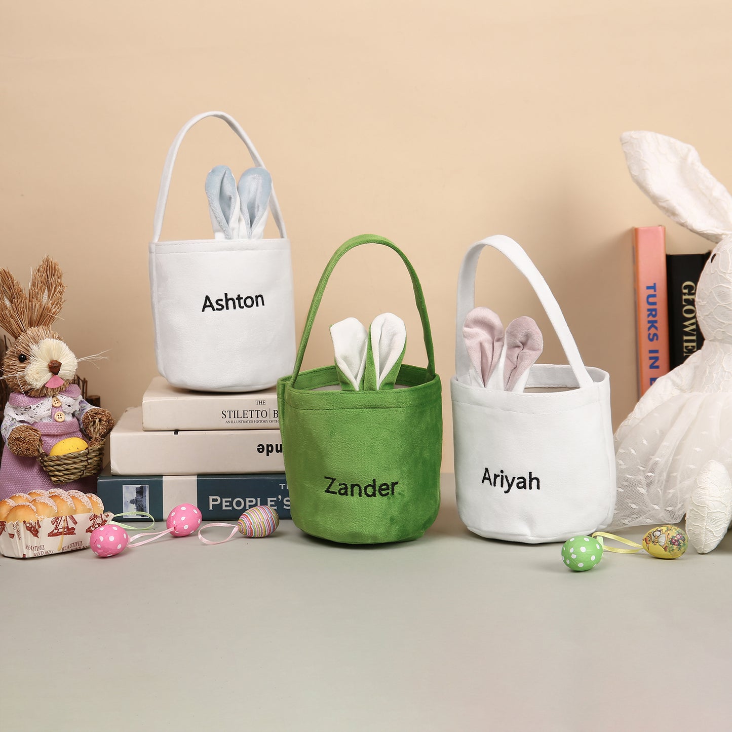 Custom Name Easter Basket