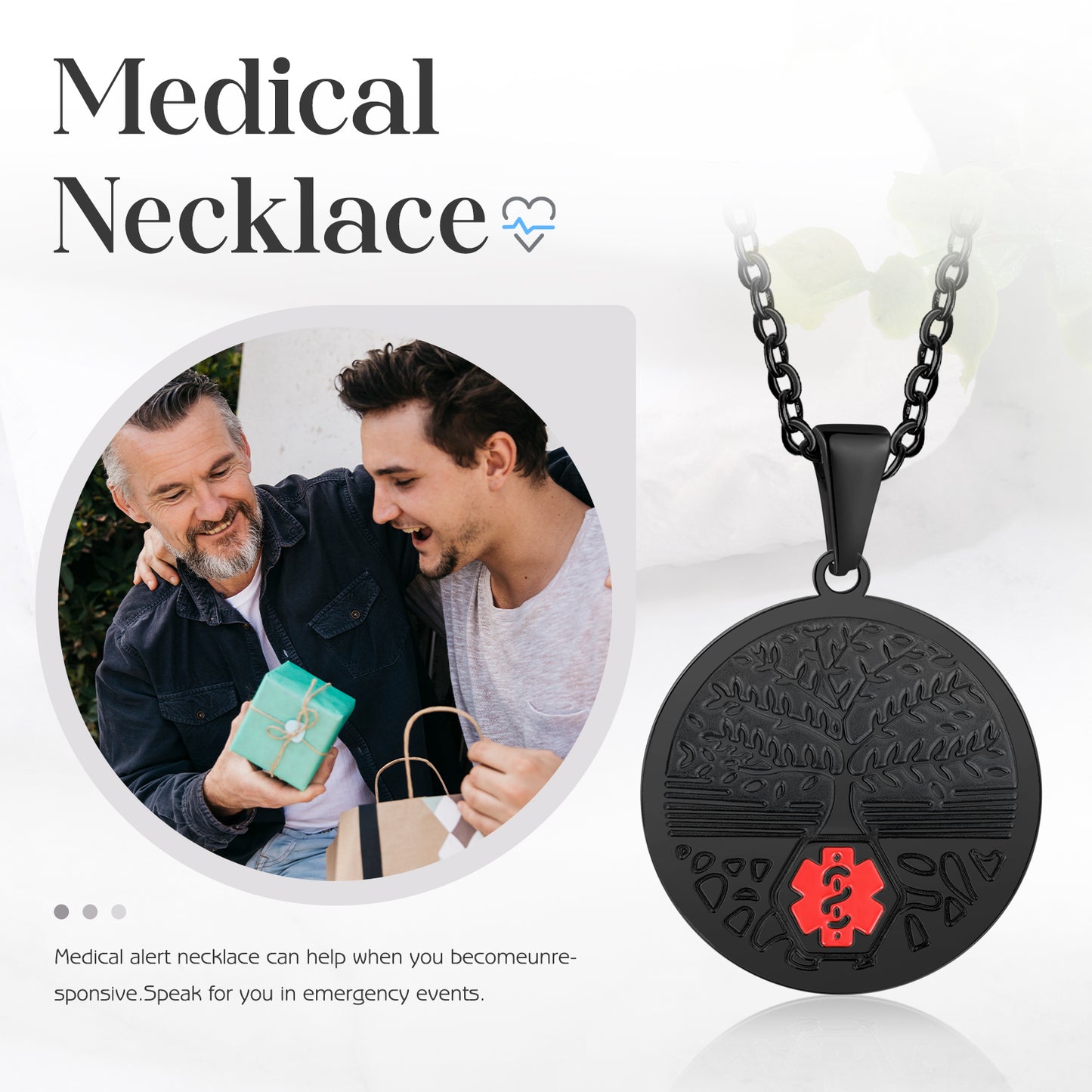 QR Medical Necklace-Standard Necklace