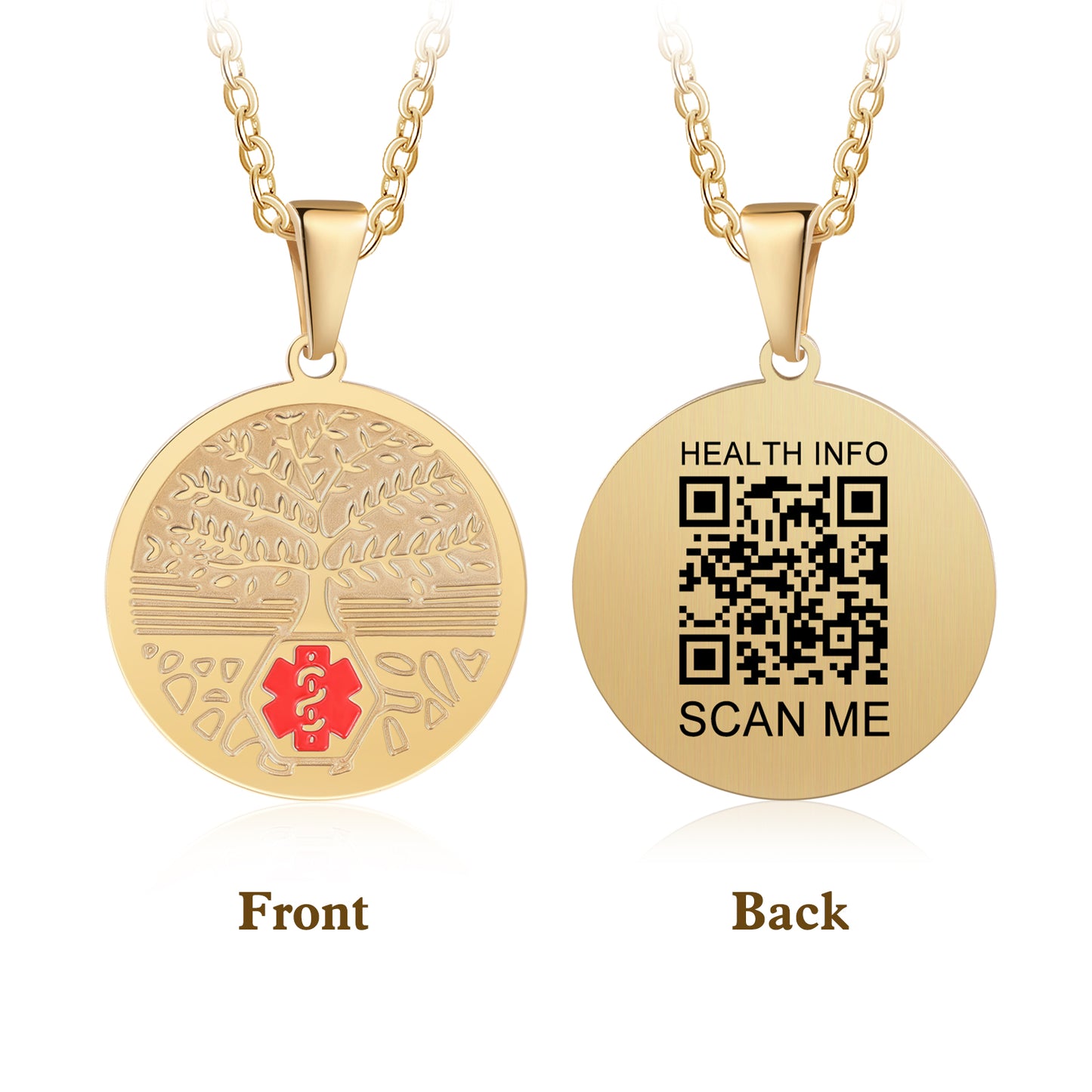 QR Medical Necklace-Standard Necklace