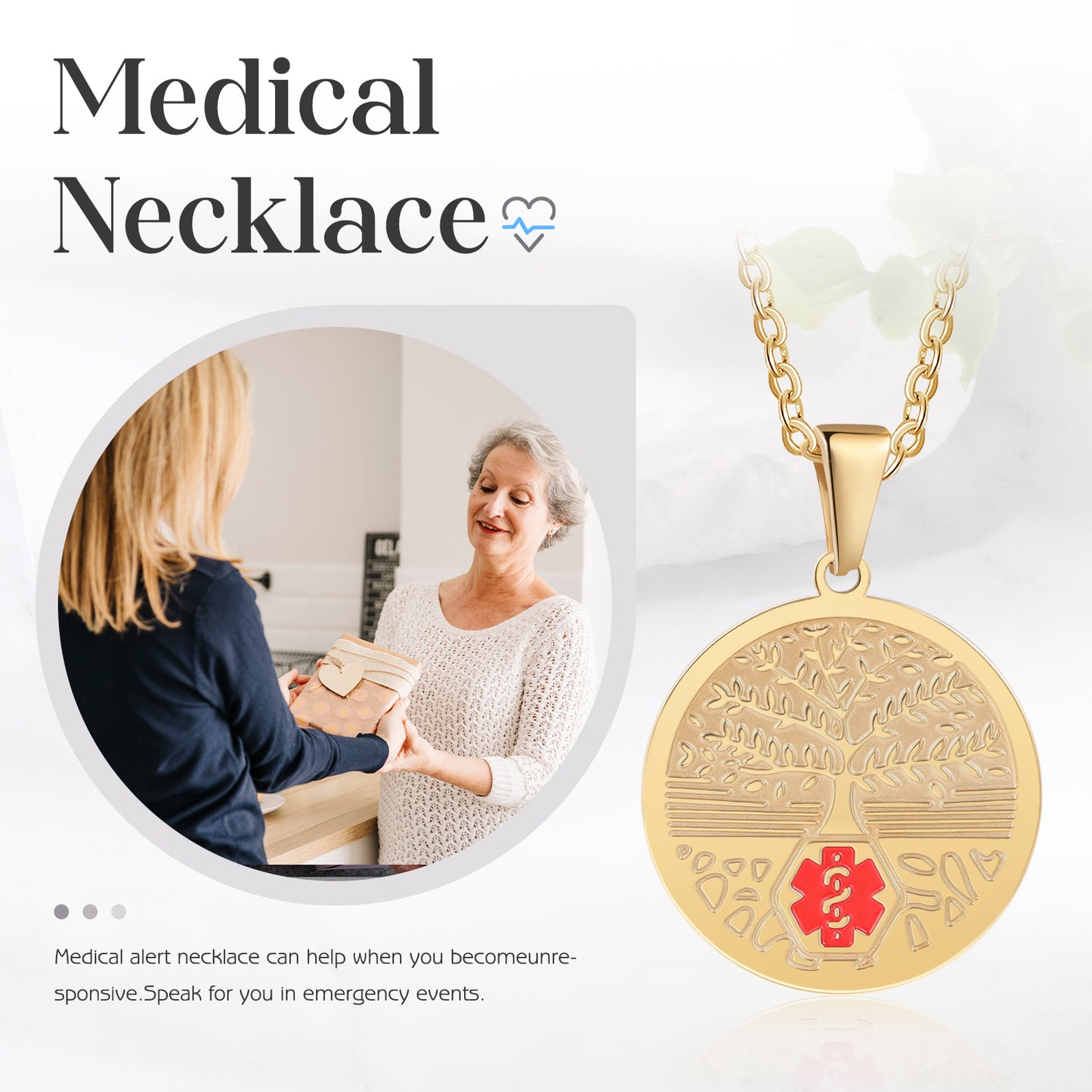 QR Medical Necklace-Standard Necklace